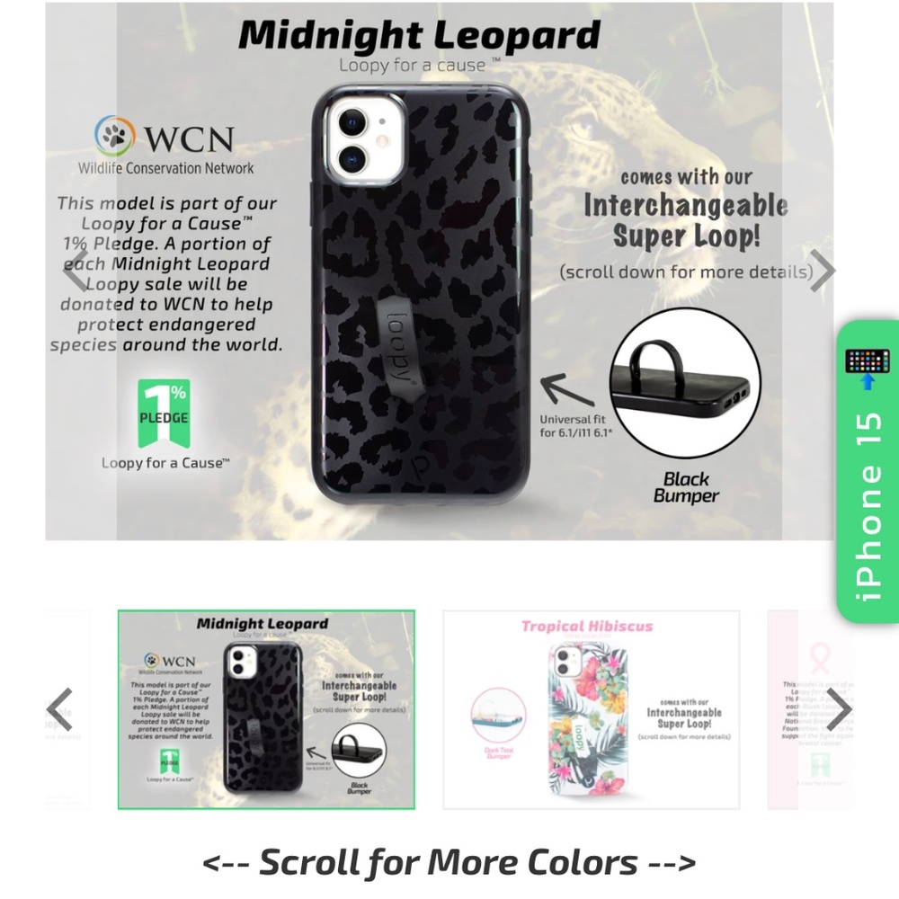 iPhone XR loopy case